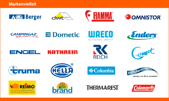 Markenvielfalt bei campingbus-shop.de